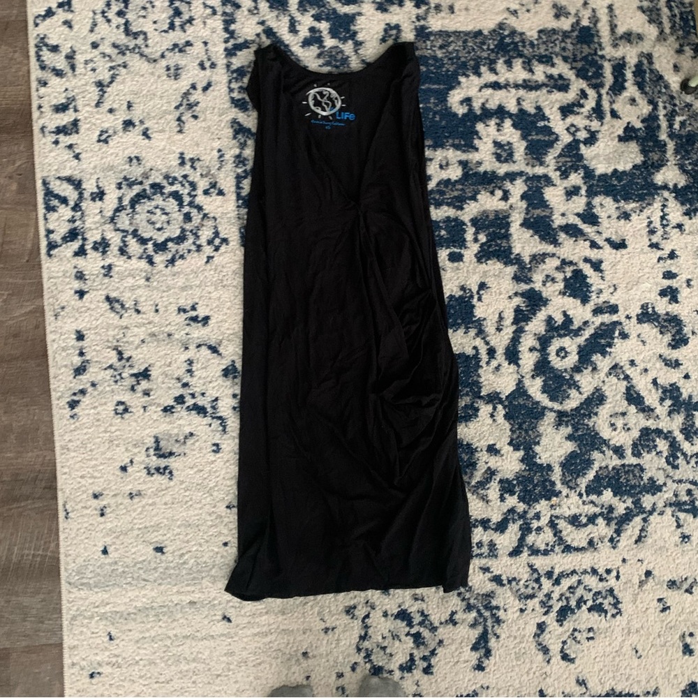 Draped Little Black Dress